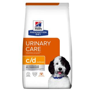 HILL'S PD Canine C/D Multicare 1,5kg - Struvit és Kalcium-oxalát húgykövesség