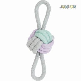 Junior Labda kötélből 2 hurokkal, 9cm