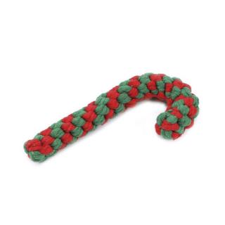 Karácsonyi cukorbot rágókötél, 20cm