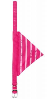 Kendős nyakörv rózsaszín XS-S