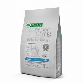 Nature's Protection Superior Care Adult Small Fehér Szőrű Kutyáknak - hering 1,5kg