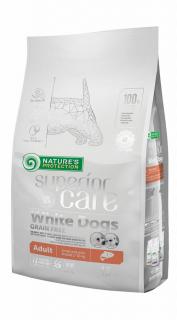 Nature's Protection Superior Care Adult Small Fehér Szőrű Kutyáknak - lazac 1,5kg
