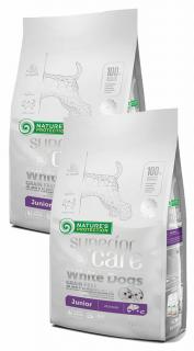 Nature's Protection Superior Care Junior Fehér Szőrű Kutyáknak - lazac 2x1,5kg