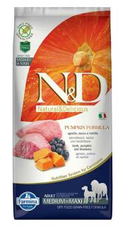 ND Dog Grain Free Pumpkin Bárány és Áfonya Adult Medium/Maxi 12kg
