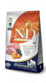 ND Dog Grain Free Pumpkin Bárány és Áfonya Adult Medium/Maxi 2,5kg