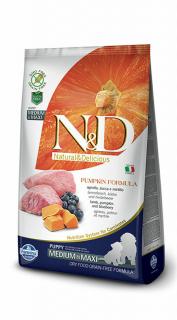 ND Dog Grain Free Pumpkin Bárány és Áfonya Puppy Medium/Maxi 2,5kg