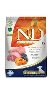 ND Dog Grain Free Pumpkin Bárány és Áfonya Puppy Mini 7kg