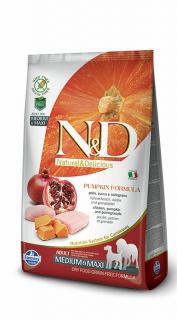 ND Dog Grain Free Pumpkin Csirke és Gránátalma Adult Medium/Maxi 2,5kg