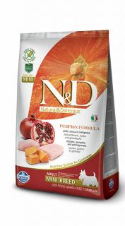 ND Dog Grain Free Pumpkin Csirke és Gránátalma Adult Mini 2,5kg