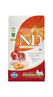 ND Dog Grain Free Pumpkin Csirke és Gránátalma Adult Mini 800g