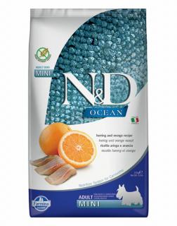 ND Dog Ocean Hering és Narancs Adult Mini 2,5kg