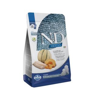 ND Dog Ocean Tőkehal sütőtök és sárgadinnye Puppy Medium/Maxi 2,5kg