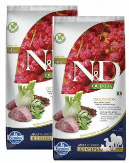 ND Dog Quinoa Digestion Bárány 2x7kg