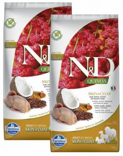 ND Dog Quinoa Skincoat Fürj 2x7kg