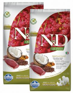 ND Dog Quinoa Skincoat Kacsa 2x7kg