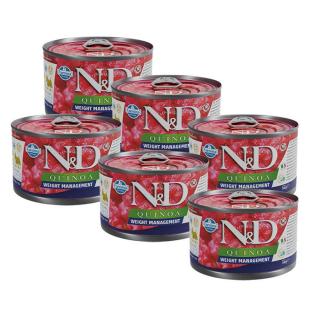 ND Dog Quinoa Weight Management Adult Mini 6x140g