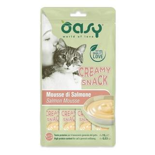 Oasy Cat Creamy Snack Lazac 4x15g