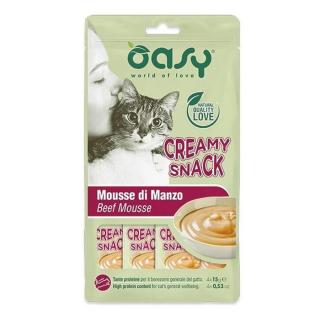 Oasy Cat Creamy Snack Marha 4x15g