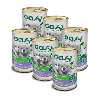 Oasy Dog Konzerv OP Adult Kacsa 6x400g