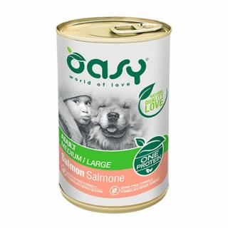 Oasy Dog Konzerv OP Adult Lazac 400g