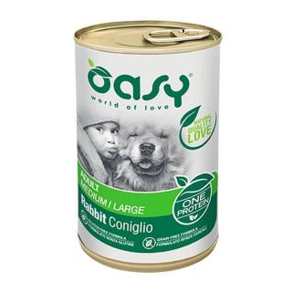 Oasy Dog Konzerv OP Adult Nyúl 400g