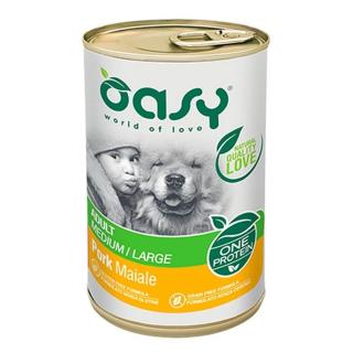 Oasy Dog Konzerv OP Adult Sertés 400g