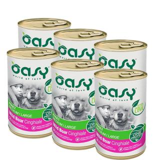 Oasy Dog Konzerv OP Adult Vaddisznó 6x400g