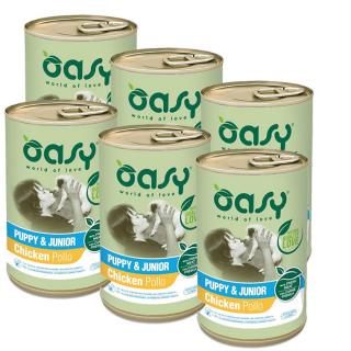 Oasy Dog Lifestage Puppy Paté Csirke 6x400g