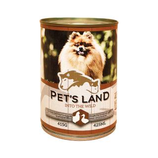 Pet's Land Dog Konzerv Baromfihússal 6x415g