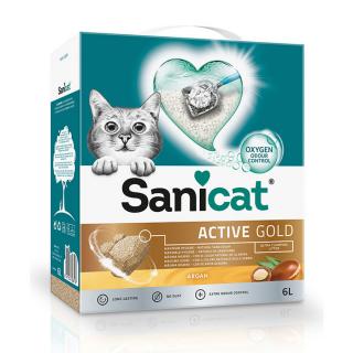 Sanicat Active Gold Argan ultra csomósodó Cabanas bentonit 6l