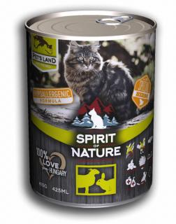 Spirit of Nature Cat konzerv Bárányhússal és nyúlhússal 415g