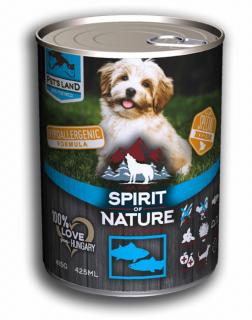 Spirit of Nature Dog konzerv Tonhallal és lazaccal 415g