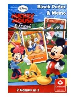 Cartamundi - Kártya Mini Fekete Péter és memória Mickey MouseFriends