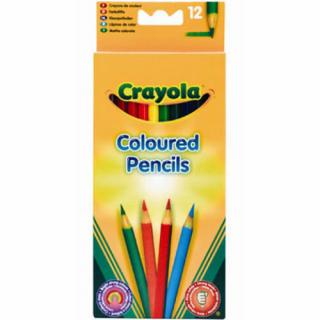 Crayola - Hosszú színes ceruza, 12 db-os