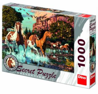 Dino Toys - Lovak 1000 darabos titkos puzzle