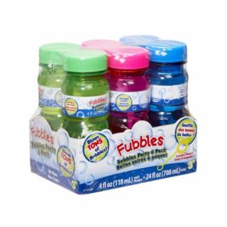 Fubbles - Little Kids: Party Buborékfújó Készlet 6X118 Ml (99107N)