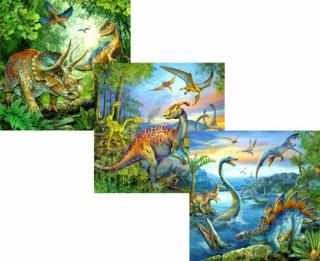 Ravensburger -  Dinoszauruszok 3 x 49 darabos puzzle