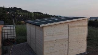 Fa disznóól / fészer 2,4 x 3,6 m, kecskék , juhok .... részére 16mm