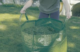 GREENBAG lombgyűjtő zsák 180l zöld