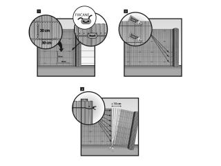 PLASTICANE OVAL ovális profilú műanyag nád 1,5x3m bambusz