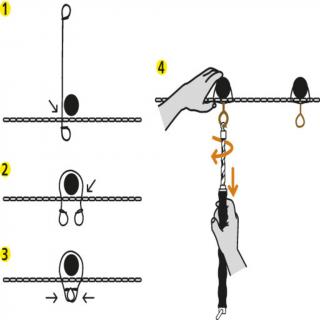 TWISTER FIX fém kapocs 200db/csomag 16cm