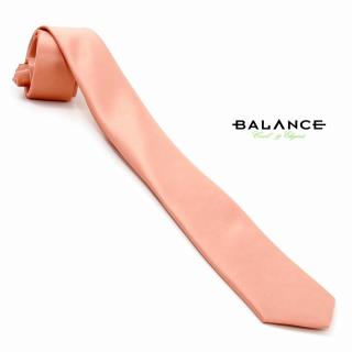 Balance púder színű keskeny selyemszatén nyakkendő - Blnc250-41