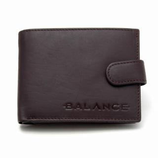 Balance sötétbarna bőr pénztárca apró pénz és kártya tartóval - Blnc2351pt