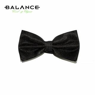 Balance szövött apró mintás fekete csokornyakkendő - Blnc310-1