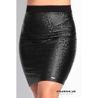 Masca Fashion nyomott mintás, szuper kényelmes rugalmas miniszoknya, gumis derékrésszel - Mf437-25
