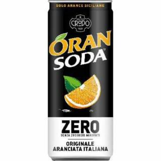 OranSODA ZERO 330 ml (0,33 L) Dobozos Szénsavas narancsos Üdítőital Cukormentes