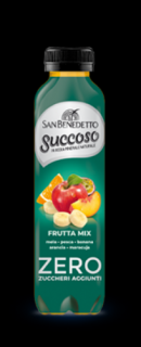 San Benedetto Succoso ZERO Cukormentes Frutta Mix Vegyes gyümölcsös 400ml (0,4 L) Szénsavmentes Üdítőital