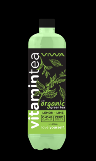 VIWA 600ml (0,6l) Organic zöld tea citromos Szénsavmentes Üdítőital