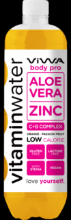 VIWA Vitaminwater 600ml (0,6l)  Body Pro Szénsavmentes Üdítőital