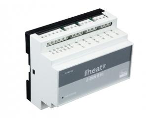 Heatit Z-DIN 616 (6×16A) 6-os relé modul 3 bemenettel